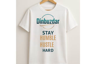 design your t shirt marchandise design with logo