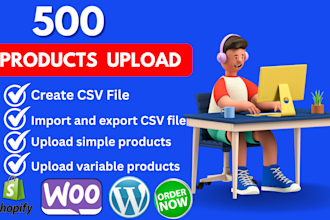 add product upload or import CSV XML to shopify, woocommerce or ecommerce store