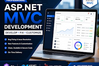 develop and fix asp net mvc web applications