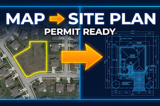 create site plans for permits in 24 hours