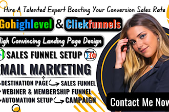 build clickfunnels sales funnel, gohighlevel website, migrate pages to kajabi