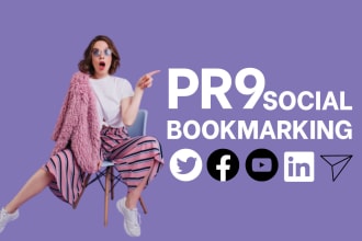 do indexable high PR social bookmarking