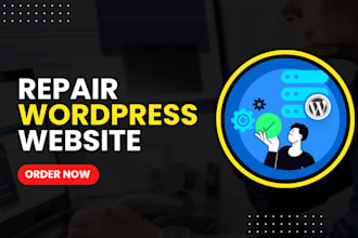 urgently repair , revamp, fix , redesign ,help wordpress website
