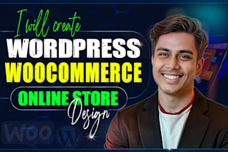 design woocommerce website, online store or wordpress ecommerce website