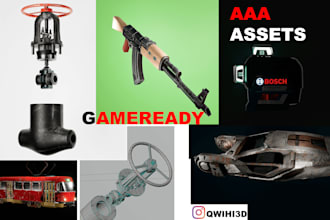 create 3d model gameready