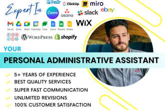 be your personal admin and virtual assistant