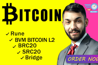 build rune brc20 src20 dex bridge on bitcoin bvm l2 blockchain