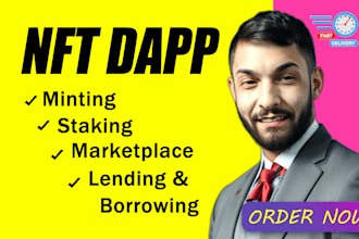 develop nft dapp mint marketplace presale staking web3 dapp ton blockchain