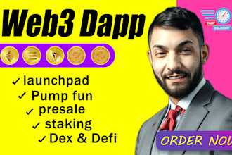 build ico presale staking dapp pump fun, launchpad on solana, tron, ton, evm xrp