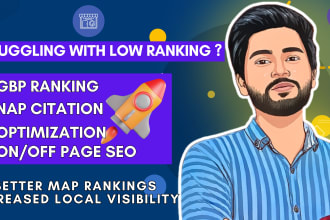 rank gbp to visible your local business in map pack with local SEO