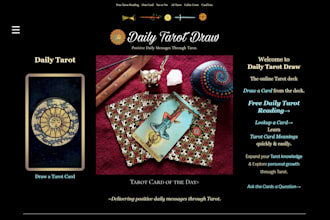 build spiritual website tarot reading, life coaching, psychic, astrology website
