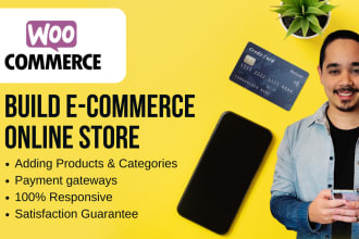 develop ecommerce website by woocommerce