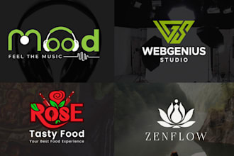 do eye catching modern logo