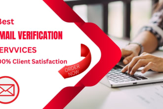 do  email verification and email list cleaning service