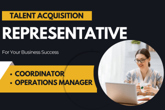 do talent acquisition associate, representative, coordinator, operations manager