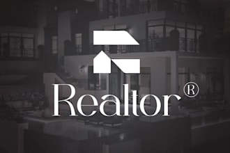 design a modern real estate logo