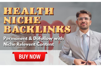 premium health and medicine niche guest posting backlinks