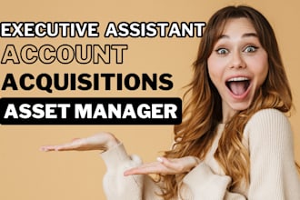 be your assistant for asset, property, account, expense, budget, management job