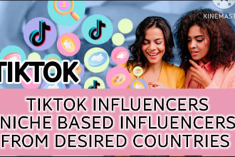 find best instagram, youtube, tiktok influencers list for influencer marketing