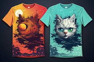make custom graphic t shirt design within 24 hours