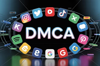 remove and report facebook, instagram, tiktok,youtube, twitter,reddit,under dmca