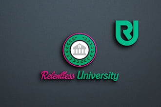 give unique logo about health meditation wellness teaching education