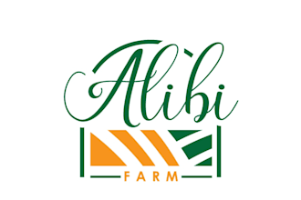 design strange suitable alibi farm logo