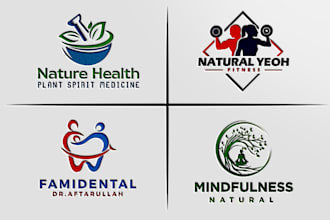 give best quality logo about gym fitness sports health wellness spa and warrior
