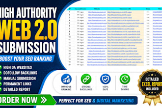 provide 300 live link social profile backlinks for any business