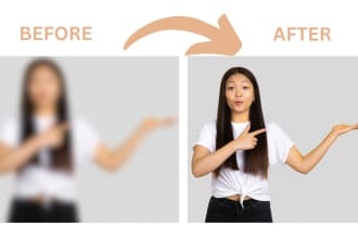 fix blurry images remove backgrounds and add shadows in 24 hours