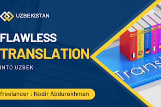 translate your video or text into uzbek without spelling mistakes