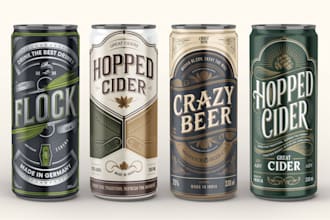 can label design, beer, beverage, juice, soda, energy drinks