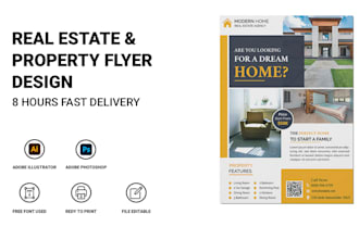 design commercial, marketing, mortgage, medical, clinical, construction flyer