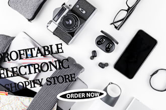 design 7 figure electronic shopify store home appliance store electronic website