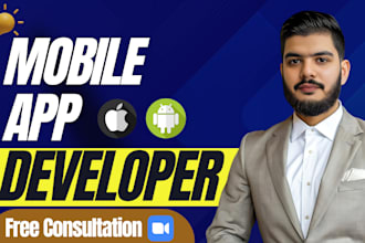 do mobile app development, ios app, android app creation, flutter app developer