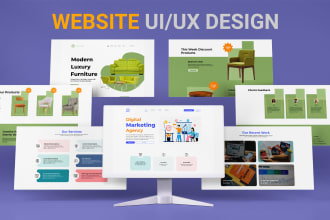 create figma website designs, website UI, and website mockups