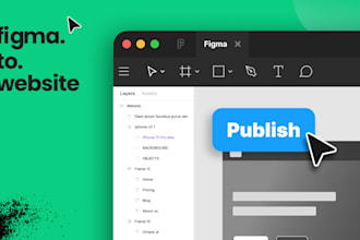 convert any figma file or idea into a fully functional responsive websites