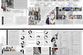 design architecture and interior presentation board or panel