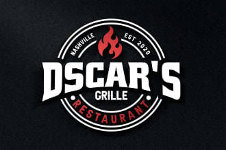 do custom restaurant logo designs for BBQ, coffee, and bars