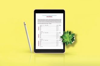 a professional fillable PDF form with an attractive layout