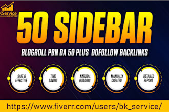 do 50  sidebar on high da dr sites seo dofollow backlinks