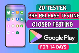 do 20 tester google play app pre release closed testing