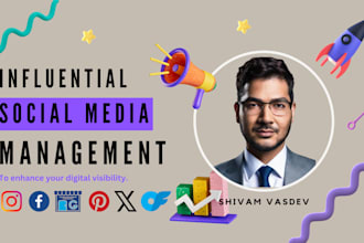 be your monthly professional social media manager