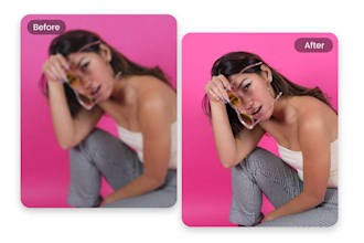 enhace low quality pic and upscale every photo, logo,other