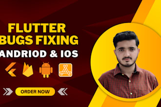 fix flutter bugs, errors and reskin your mobile app