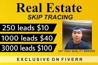 do real estate bulk skip tracing