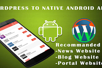 convert wordpress blogs into an android app