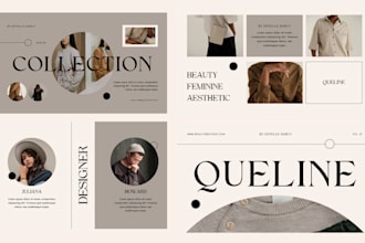 design a modern and minimal presentation in canva