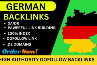 build high authority german dofollow germany backlinks forum de local domain SEO