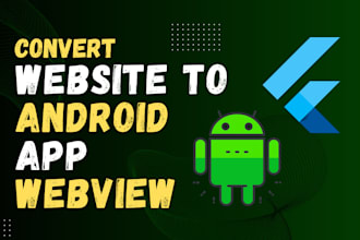 convert any website to android webview using flutter